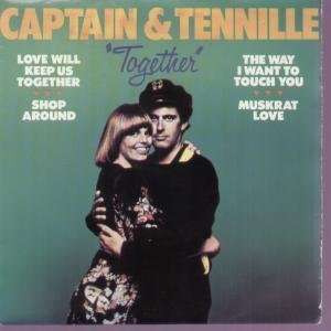   TOGETHER 7 INCH (7 VINYL 45) UK A&M 1976 CAPTAIN AND TENNILLE Music