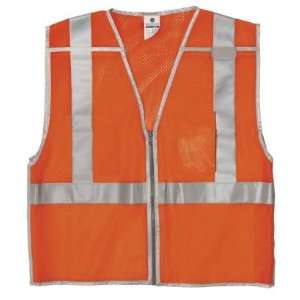  Breakaway High Visibility Orange Safety Vest   3X Large 