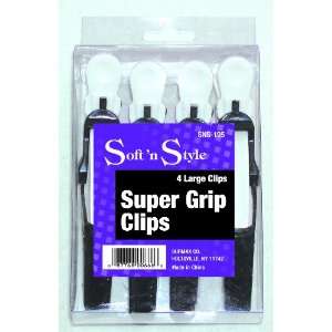  Soft N Style Super Grip Large (4 Pack) # Sns 195 Beauty