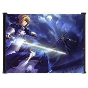  Fate Stay Night Anime Fabric Wall Scroll Poster (21x16 