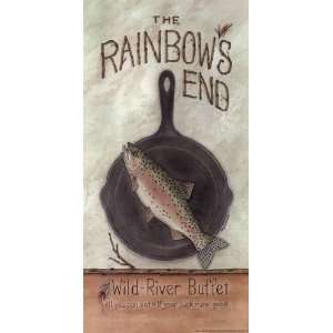  The Rainbows End   Poster by Kathy Jennings (8x16)