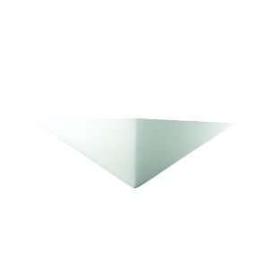   Ambiance Triangle Wall Sconce Finish White Crackle