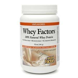 Natural Factors Whey Factors, 100% Natural Whey Protein, Unflavored 