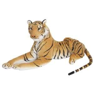    Brown Plush Tiger 42 Inch Soft Toy Stuffed Animal Toys & Games