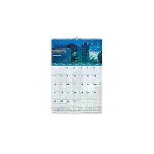  VIODMW40028   Monthly Wall Cal,City Scenes,15 1/2x22 3/4 