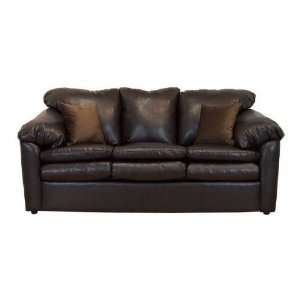  Triad Upholstery 7500 S BBRN Sofa in Bike Brown 7500 S 