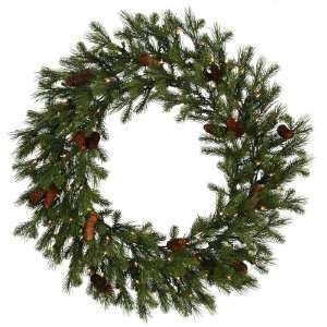  36 Sau Creek Pine Christmas Wreath 100 Dura Lit Clear 