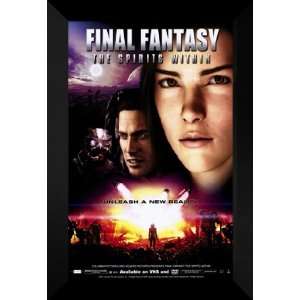   Fantasy Spirits Within 27x40 FRAMED Movie Poster