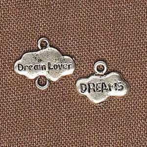   Metal Charms Cloud 2 (16 Per Package)   Antique Silver