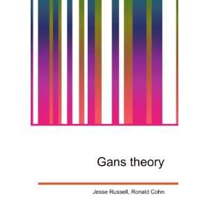  Gans theory Ronald Cohn Jesse Russell Books