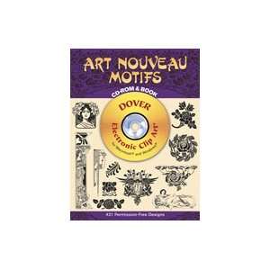  Dover Clip Art Cd/Book Art Nouveau Motifs Arts, Crafts 