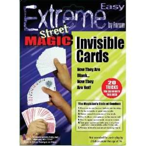   Extreme Street Magic   Invisible Cards Magic Deck Toys & Games