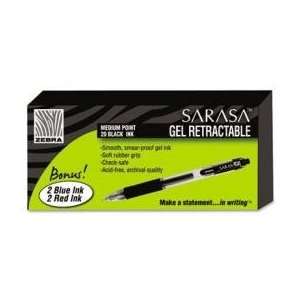  Sarasa Gel Retr Roller Ball Pen Bonus Box TRS Case Pack 24 