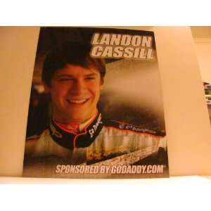  Landon Cassill   NASCAR   UNSIGNED Racing Photo Card (8.0 