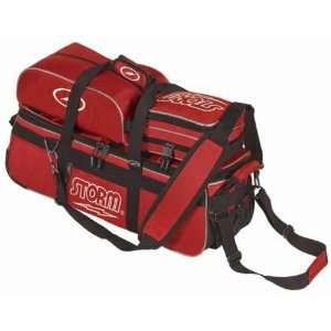  Storm Triple Tournament Deluxe Tote Red
