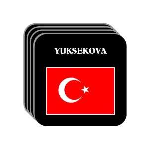  Turkey   YUKSEKOVA Set of 4 Mini Mousepad Coasters 