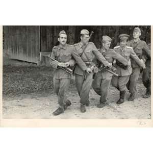  Yugoslavian Infantrymen and Office Singing Tito, Tito 