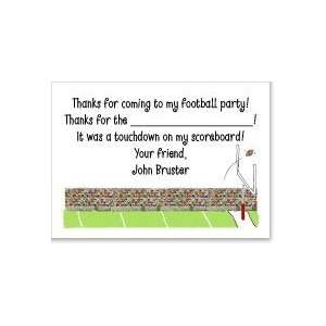  Football Field Flat Notecard
