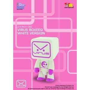  Virus Boxeeq White Edition 2.5 Qee Vinyl Figure Toys 