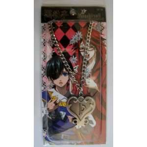  TV Animation Black Butler Grell Metal Charm Necklace ~#4 