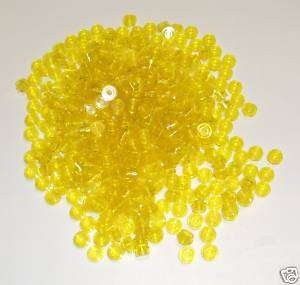 New LEGO Bulk Lot of 1x1 Round Stud Trans Yellow 100  