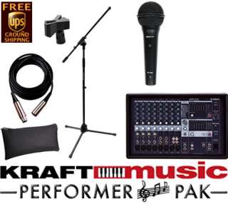 Exclusively at Kraft Music The Yamaha EMX312SC PERFORMER PAK gives 