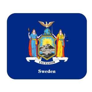  US State Flag   Sweden, New York (NY) Mouse Pad 