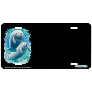  3415 Two Manatees Manatee License Plate Car Auto Novelty 