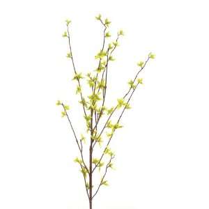  Pack of 6 Green Forsythia Artificial Decorative Floral 