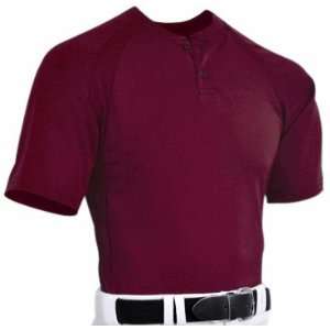  Dri Gear Youth Placket Jerseys, Two Button   (Maroon)   Youth 