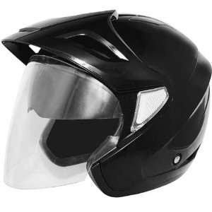  Cyber Solid U 378 Cruiser Motorcycle Helmet   Black / X 