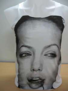 Angelina Jolie Brad Pitt Fashion Pop RockTank T Shirt S  