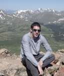 Atop Mt. Bierstadt in Colorado, 14,062 feet.