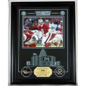 Steve Young San Francisco 49ers NFL Hall Of Fame Archival Etched Glass 