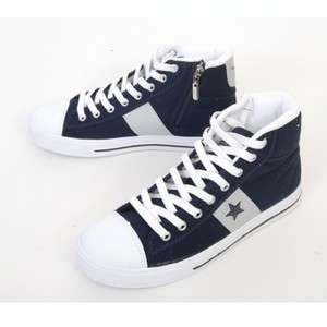 SPM 331335 Mens Shoes Trendy Basketball High Top Sneakers Navy US 