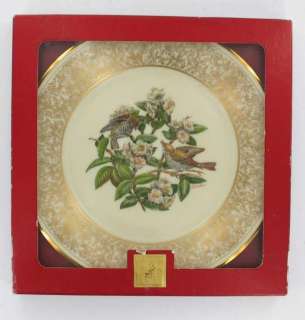 VINTAGE LENOX THE WOOD THRUSH LIMITED ED 1970 BOEHM PLATE IN BOX 