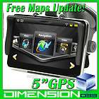 New 5 Car GPS Navigation 4G Card/TTS/POI/3​D Map/CE 5.0