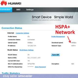 HUAWEI E586 Web Admin