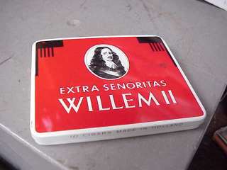 Willem II Extra Senoritas Cigar Tin ~ Holland  