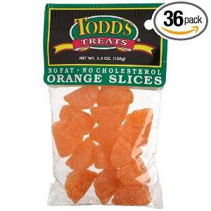 Todds Treats Orange Slices, 5.5 Ounce Grocery & Gourmet Food