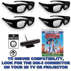   3D TVs (4 pairs with emitter and 3D Blu ray)