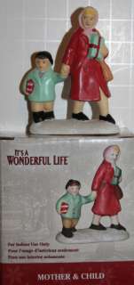Its a Wonderful Life Holiday Mother Child Figures 2010  