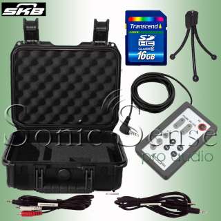 Zoom H4n Recorder SKB Case 16gb RC4 Accessory Kit  