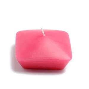  3 Hot Pink Square Floating Candles (96pcs/Case) Bulk 