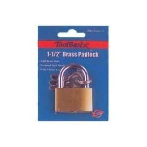    Toolbasix 1 1/2In Brass Padlock 3Key TGE BP40