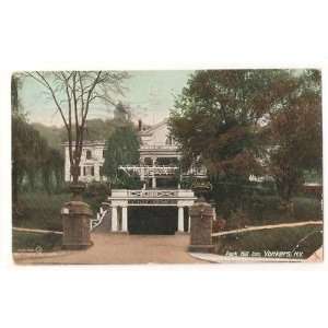    Postcard Park Hill Inn Yonkers New York 1910 