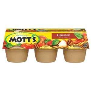 Motts Cinnamon Apple Sauce 6   4 oz cups (Pack of 8)  