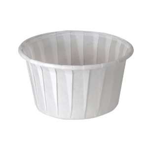 SOLO 400P 4 Oz. Single Poly Souffle Cup White (500 Pack)  