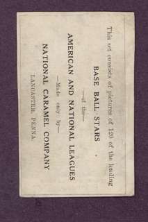 1921 E220 National Caramel Charles Glazner Pittsburgh (Fair) [TR 