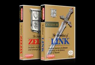 NES GAME CASES for The Legend of Zelda, The Adventures of Link *NO 